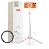 TECH-PROTECT Selfie palica L10S MagSafe Bluetooth Pink/Siva, (5000540374) Cene