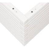  Vrtna sadilica bijela 50x50x45,5 cm od masivne borovine | shoptok.hr