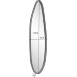 MID.YOU STENSKO OGLEDALO, 50/150/3 cm les, steklo, leseni material | Shoptok.si