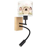 Brilagi LED fleksibilna lampa BOBO WOOD 1xE27/25W/230V + LED/3W hrast/crna/bela/ružičasta/vile Cene