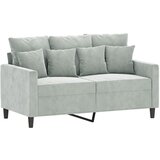 Maison Chic Dvosed kavč - Sofa - Kanape svetlo siv 120 cm žamet, (21727070) Cene