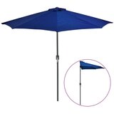  Senčnik z aluminijastim drogom moder 270x144x222 cm, (20965839) | Shoptok.si