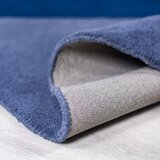Flair Rugs Modra ročno tkana volnena okrogla preproga ø 200 cm Mia Segment – | Shoptok.si