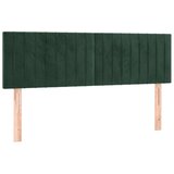  Box spring postelja z vzmetnico temno zelen 140x190 c | Shoptok.si