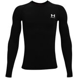 Under Armour Boys' T-shirt HeatGear LS Black S cene