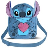 Disney Stitch Plišana torbica za rame Heart, 10 x 18 x 21 cm | shoptok.hr