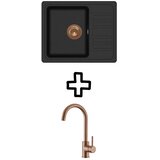 Aquasanita Set Notus SQ102AW + Vida PVD Black metallic/Bakar | shoptok.hr