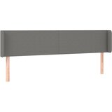 Maison Chic vzglavna omarica - nočna omarica - posteljna omarica z ušesi temno sivo 183x16x78/88 cm blago, (21712472) Cene