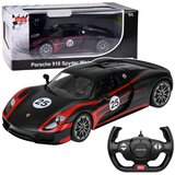  Licencirani auto na daljinsko upravljanje Porsche 918 Spyder Performance Rastar 1:14 - crni | Shoptok.si