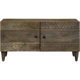  Stol za kavu svijetlo sivi 80x50x40 cm Puno drvo Mango | Eponuda.ba