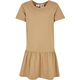 Urban Classics Kids Girls Valance Tee Dress unionbeige | ePonuda.com