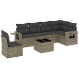  7-dijelni set vrtnih sofa sivi od poliratana | shoptok.hr