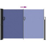  Uvlačiva bočna tenda 140 x 600 cm plava | shoptok.hr