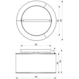 Prislonjen luster RATTAN 3xE27/60W/230V ratan | Eponuda.com