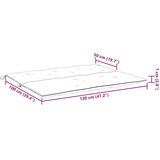  Jastuk za vrtnu klupu svjetloplavi 120x(50+50)x7 cm od tkanine | shoptok.hr