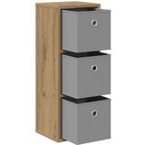  Strani šal s predalom Umetni hrast 25,5 x 22 x 69,5 cm, (5000233814) | Shoptok.si