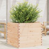 Maison Chic Vrtno cvetlično korito - Cvetlični Lonec 80x80x68,5 cm trdna borovina, (21790381) | Shoptok.si