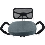 Kondela Ergonomski klečalnik, siva/črna, RUFUS | Shoptok.si