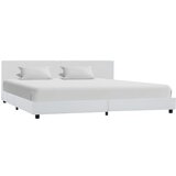 vidaXL Posteljni okvir belo umetno usnje 180x200 cm, (20906941) | Shoptok.si
