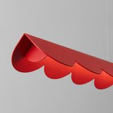 Thoro Crvena LED viseća svjetiljka aluminijska BISCUIT &amp;ndash; Slike