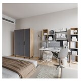 Hanah home garderober aden 120 oak anthracite | Eponuda.com