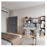 Hanah home Ormar Aden 120, 120 x 192 x 45 cm, Antracit | Eponuda.ba