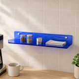 Hanah home akrilna zidna polica Vivid 50-B, plava Cene