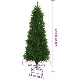 vidaXL Božićno drvce s 300 LED svjetlima s stalakom Zelena 240 cm PE | shoptok.hr