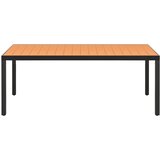  7-dijelni vrtni blagovaonski set crno-smeđi | shoptok.hr