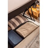 Bonami Selection Bež tapecirani krevet s prostorom za odlaganje s madracem 90x200 cm Avela – | shoptok.hr