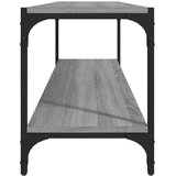 TV ormarić boja hrasta 100x33x41 cm konstruirano drvo i čelik | shoptok.hr