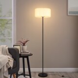 Nettlife stolpna svetilka vintage - stolpna svetilka za dnevno sobo s papirnatim belim senčnikom, stolpna svetilka za dnevno sobo z žarnico G9, (5000491645) Cene
