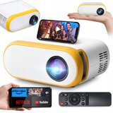 Prenosni WIFI LED projektor HDMI USB AV in zvočnik 100" | Shoptok.si