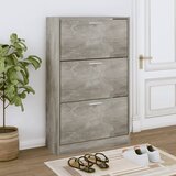 vidaXL Ormarić za cipele boja betona 63x24x103 cm konstruirano drvo Cijene