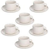  ŠALICE I TANJURIĆI ZA ESPRESSO 6/1 EDGE BIANCO | Eponuda.ba