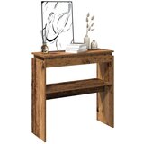 vidaXL konzolna miza Stari les 80x30x102 cm inženirski les Cene