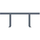  Naslon za sofu od paleta svjetlosivi 110 cm željezni | shoptok.hr