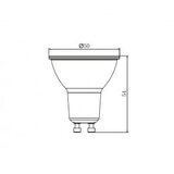 Bb Link led sijalica dim GU10 7W 3000K Cene