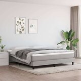 vidaXL Madrac s džepičastim oprugama svjetlosivi 180x200x20 cm tkanina | shoptok.hr