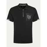 La Martina Polo majica YMP015 JS324 Črna Regular Fit