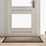 vidaXL Otirač Bež 80 x 120 cm Teddy tkanina | shoptok.hr