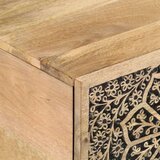 vidaXL Klubska mizica 80x50x40 cm trden mangov les | Shoptok.si