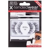 Ardell X-Tended Wear Lash System 105 odtenek Black darilni set umetne trepalnice X-Tended 105 1 ks + lepilo za trepalnice X-Tended Wear 1 g + aplikator 1 ks + odstranjevalec trepalnic 1 g + krtačka za trepalnice 1 ks Cene