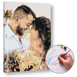 Slikanje po brojevima sa sopstvene fotografije | PRAVOUGAONIK | 60x90 cm