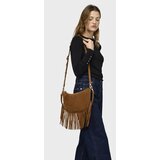 Nat&Nin Torba za čez ramo 'LUNE FRANGE' rjava / zlata | Shoptok.si