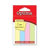 Optima Označivači (76 x 14 mm), 4 x 50 listova Cijene