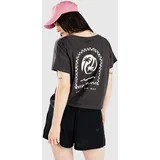 Daybreak Crop T-shirt vintage black