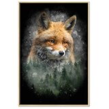  Slika - Forest Life (1 Part) Vertical 40x60 U prirodnom drvenom okviru | shoptok.hr