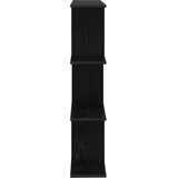  Polica na zidu Crni hrast 80 x 20 x 96 cm Konstruirano drvo | shoptok.hr