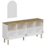 Hanah home komoda lotus mirror white | ePonuda.com